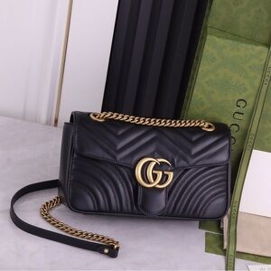 🔥Gucci GG Marmont Matelasse Mini shoulder Bag
